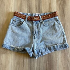 Y2K Vintage B.U.M. Equipment Jean Shorts